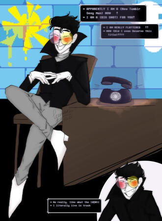 Reimagination of Spamton from Deltarune