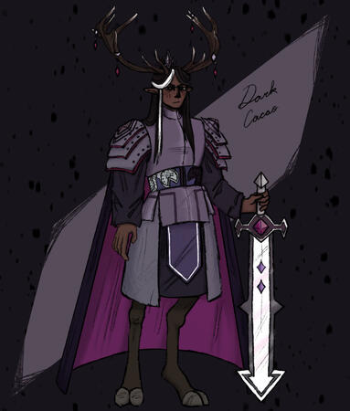 Redesign of a character from mobile game "Cookie Run: Kingdom"