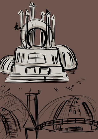 A design for a random architecture