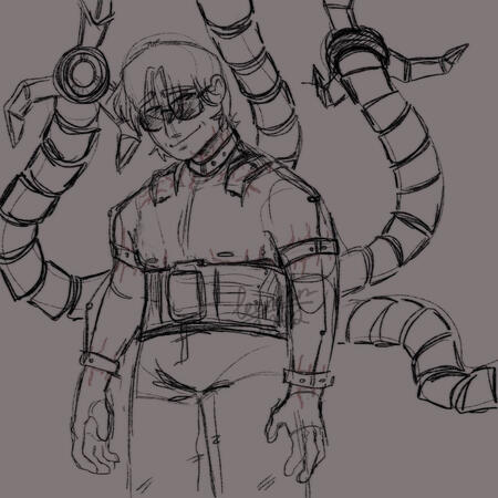 Redesign of Marvel's Doctor Octopus