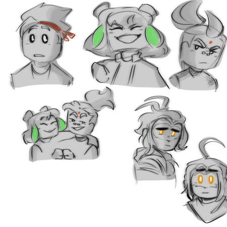 Characters from cartoon "Lego Monkie Kid" in cartoon's art style